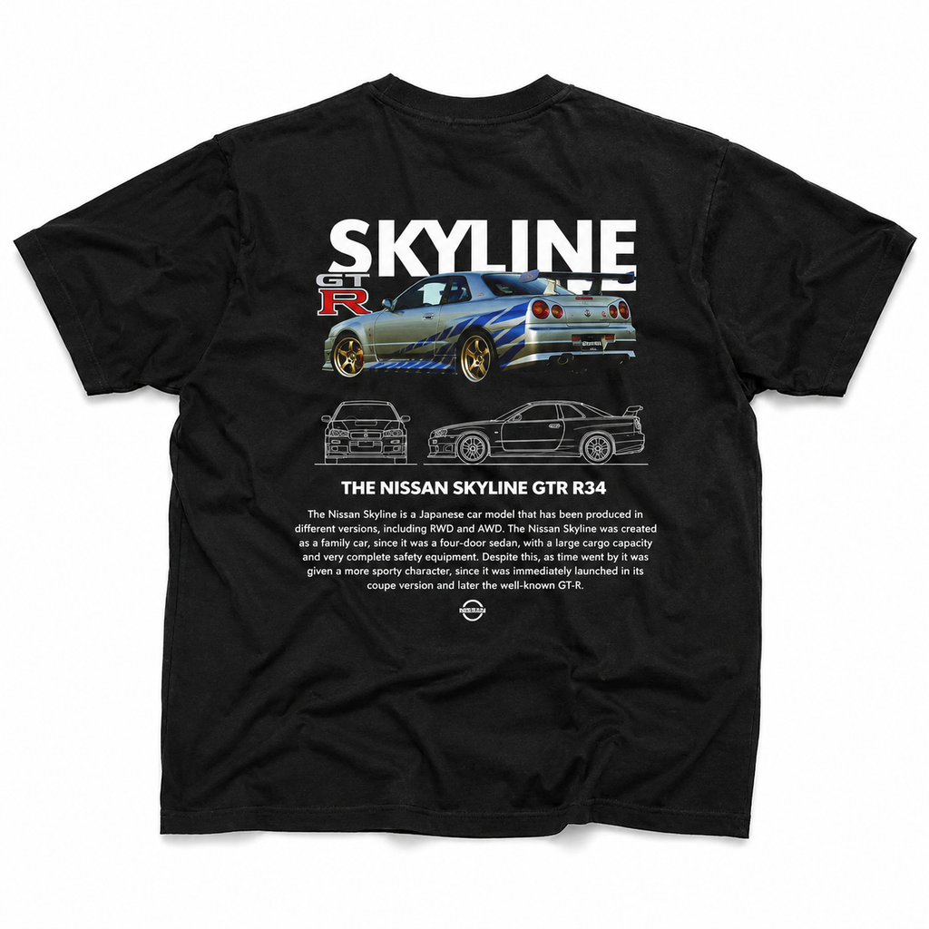T-shirt Skyline gtr