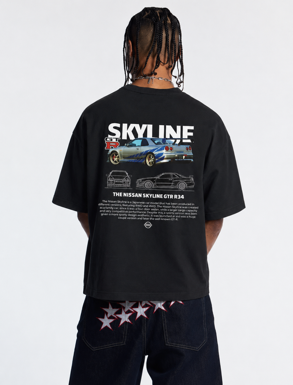 T-shirt Skyline gtr