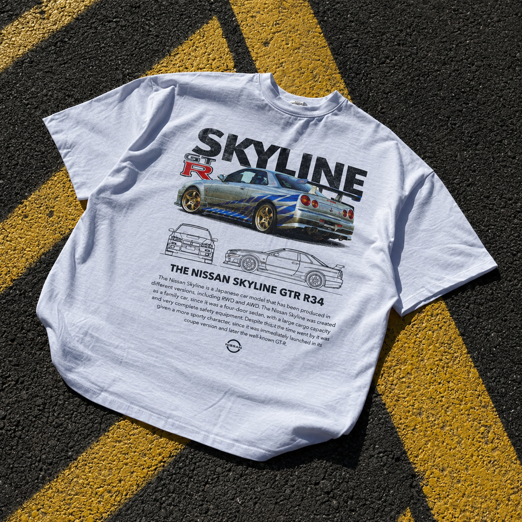 T-shirt Skyline gtr